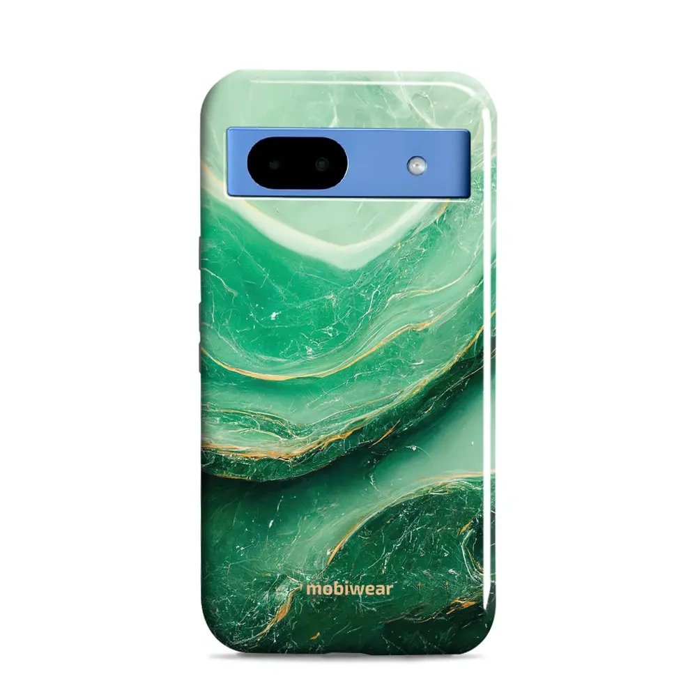 Odolný obal Mobiwear Elite Pro - Google Pixel 8A - EP38E Zelený mramor