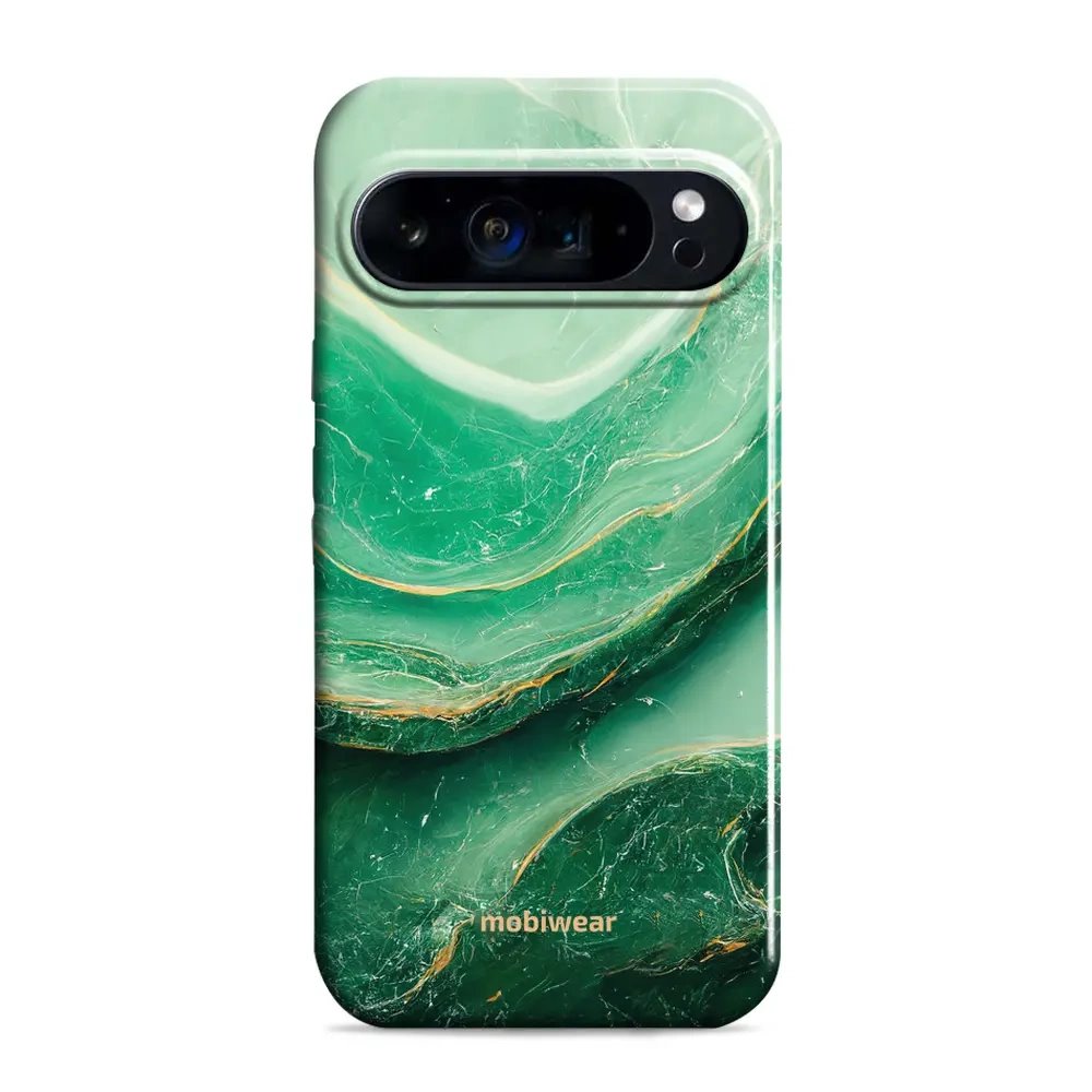 Odolný obal Mobiwear Elite Pro - Google Pixel 9 / 9 Pro - EP38E Zelený mramor