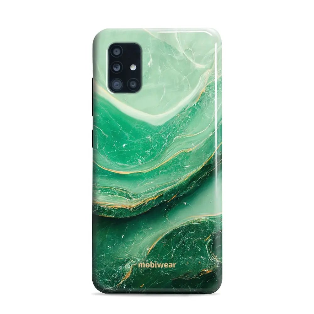 Odolný obal Mobiwear Elite Pro - Samsung Galaxy A51 - EP38E Zelený mramor