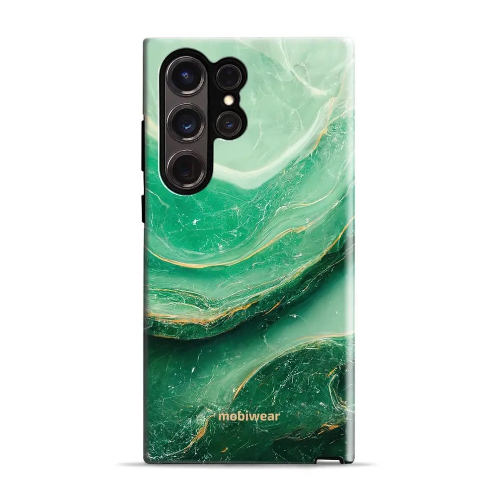 Odolný obal Mobiwear Elite Pro - Samsung Galaxy S23 Ultra - EP38E Zelený mramor