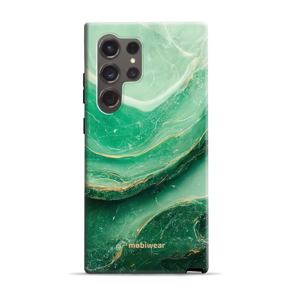 Odolný obal Mobiwear Elite Pro - Samsung Galaxy S24 Ultra - EP38E Zelený mramor
