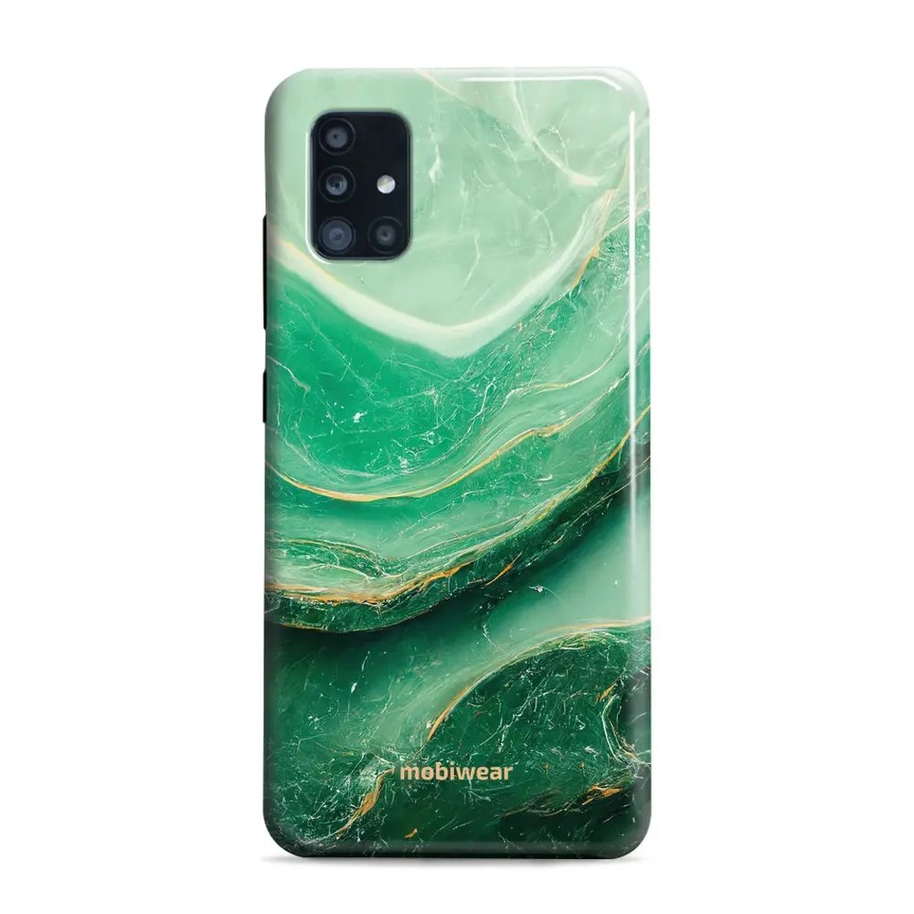 Odolný obal Mobiwear Elite Pro - Samsung Galaxy A71 - EP38E Zelený mramor