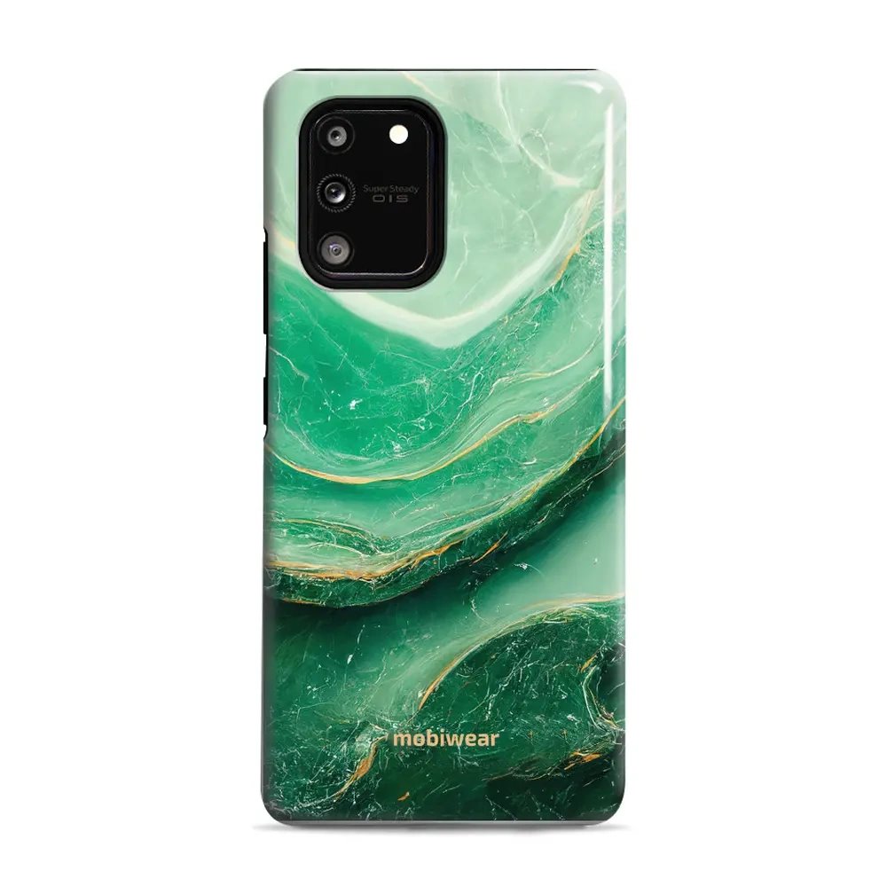 Odolný obal Mobiwear Elite Pro - Samsung Galaxy S10 Lite - EP38E Zelený mramor