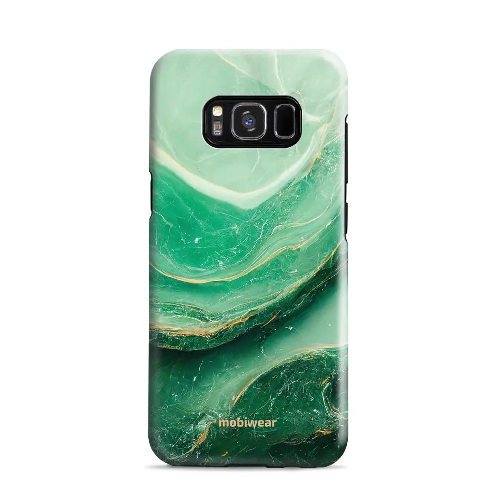 Odolný obal Mobiwear Elite Pro - Samsung Galaxy S8 - EP38E Zelený mramor