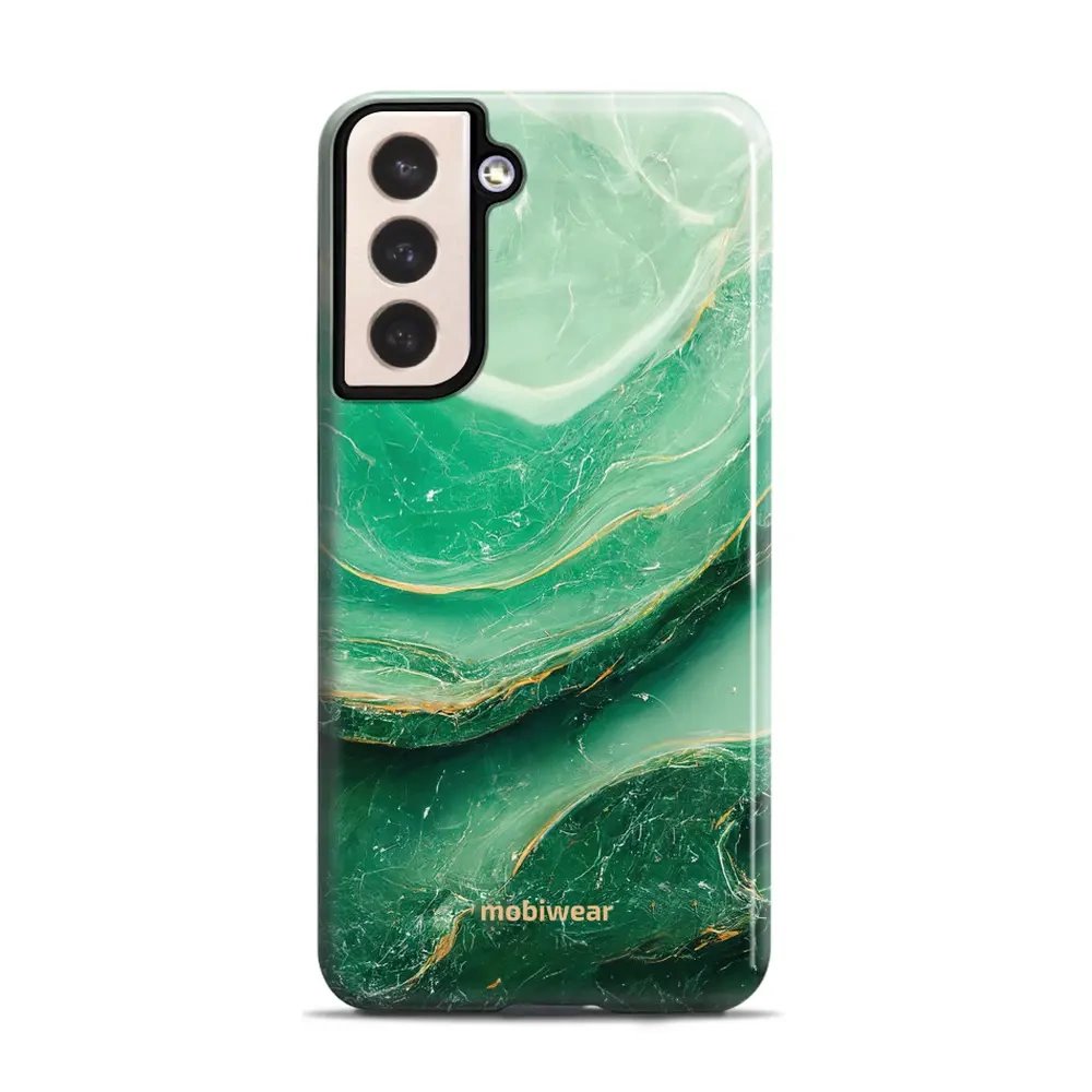 Odolný obal Mobiwear Elite Pro - Samsung Galaxy S21 Plus - EP38E Zelený mramor