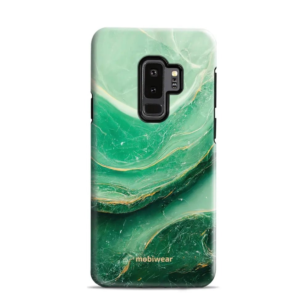 Odolný obal Mobiwear Elite Pro - Samsung Galaxy S9 Plus - EP38E Zelený mramor