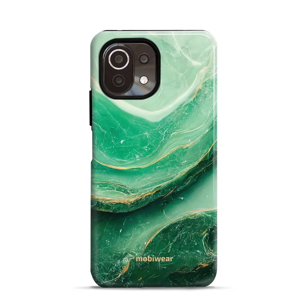 Odolný obal Mobiwear Elite Pro - Xiaomi 11 Lite 5G NE / Xiaomi Mi 11 Lite - EP38E Zelený mramor