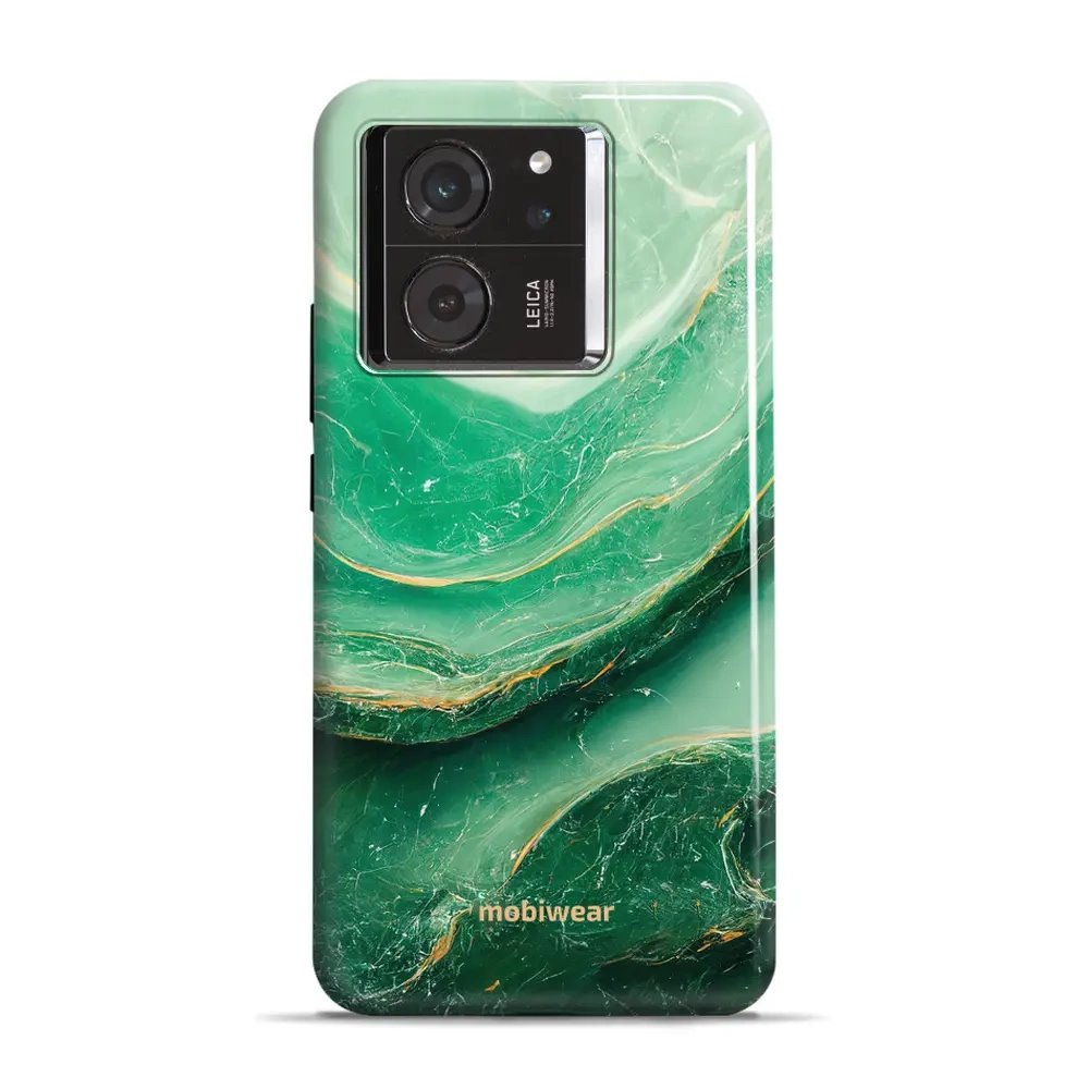 Odolný obal Mobiwear Elite Pro - Xiaomi 13T / 13T Pro - EP38E Zelený mramor