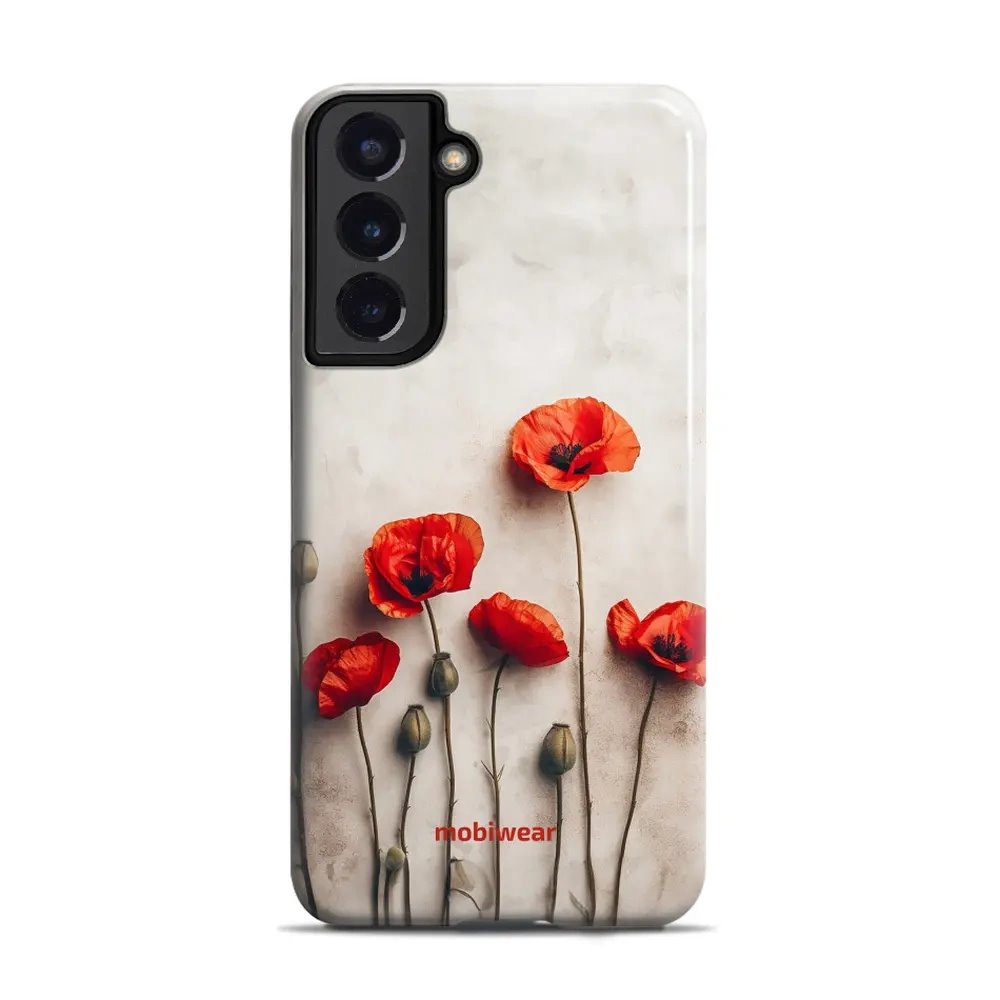 Odolný obal Mobiwear Elite Pro - Samsung Galaxy S22 Plus - EP42E Vlčí máky