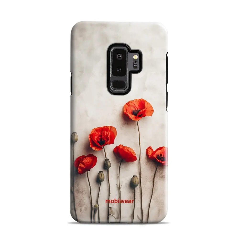 Odolný obal Mobiwear Elite Pro - Samsung Galaxy S9 Plus - EP42E Vlčí máky