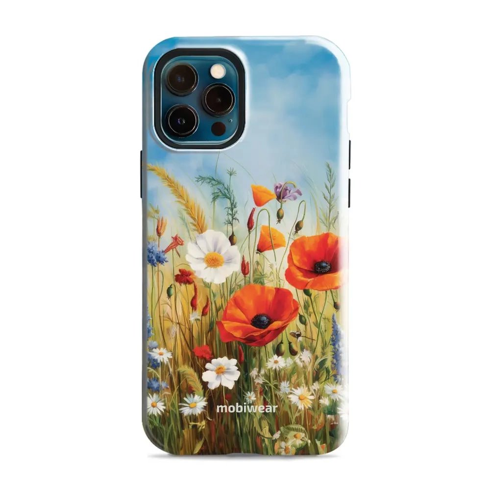 Odolný obal Mobiwear Elite Pro - Apple iPhone 12 / 12 Pro - EP43E Letní louka