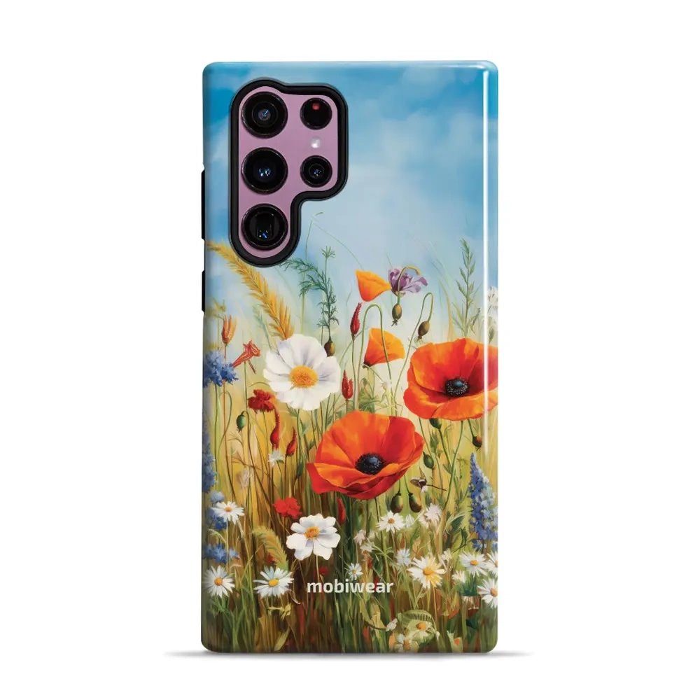 Odolný obal Mobiwear Elite Pro - Samsung Galaxy S22 Ultra - EP43E Letní louka