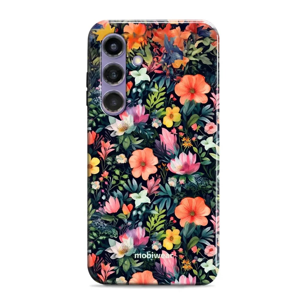 Odolný obal Mobiwear Elite Pro - Samsung Galaxy S24 Plus - EP48E Pestré kvítky