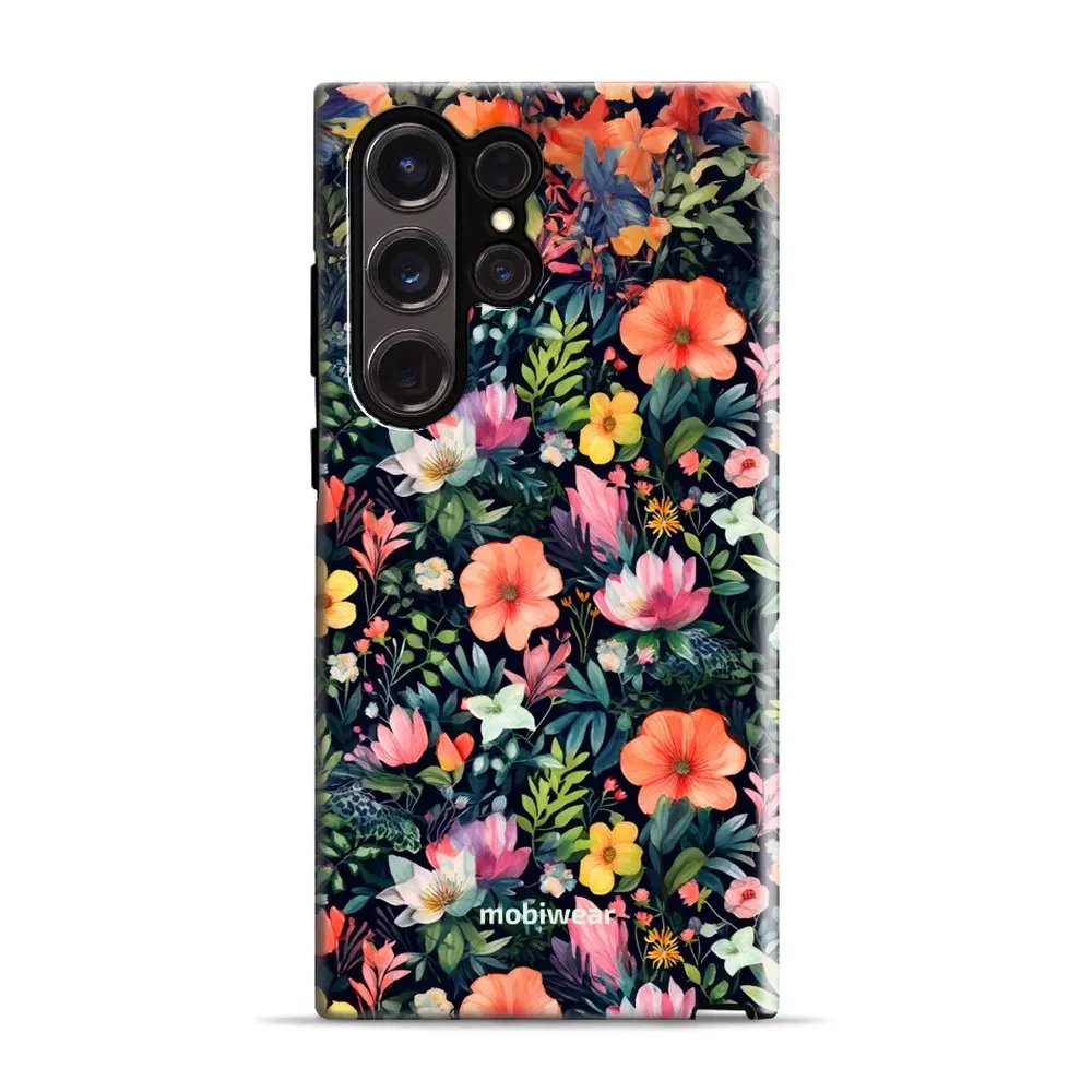 Odolný obal Mobiwear Elite Pro - Samsung Galaxy S23 Ultra - EP48E Pestré kvítky