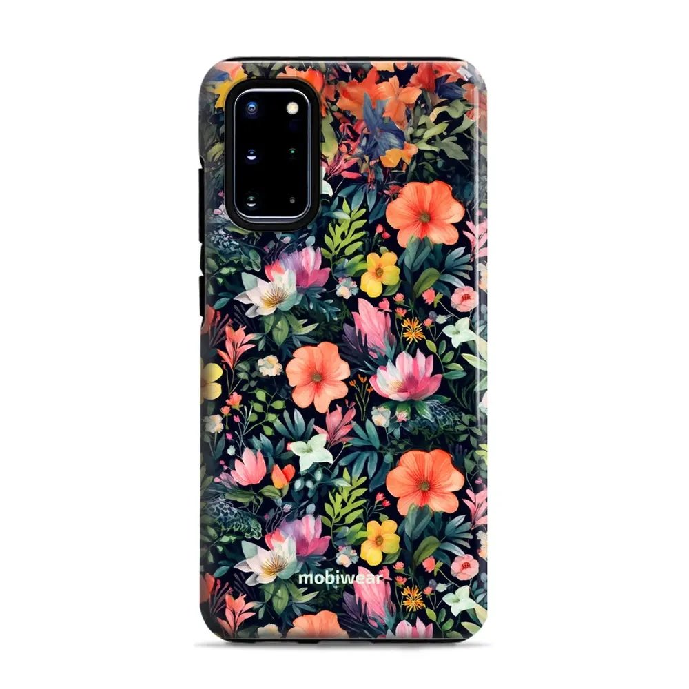 Odolný obal Mobiwear Elite Pro - Samsung Galaxy S20 Plus - EP48E Pestré kvítky
