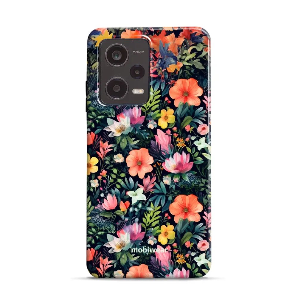 Odolný obal Mobiwear Elite Pro - Xiaomi Redmi Note 12 Pro 5G / Poco X5 Pro 5G - EP48E Pestré kvítky