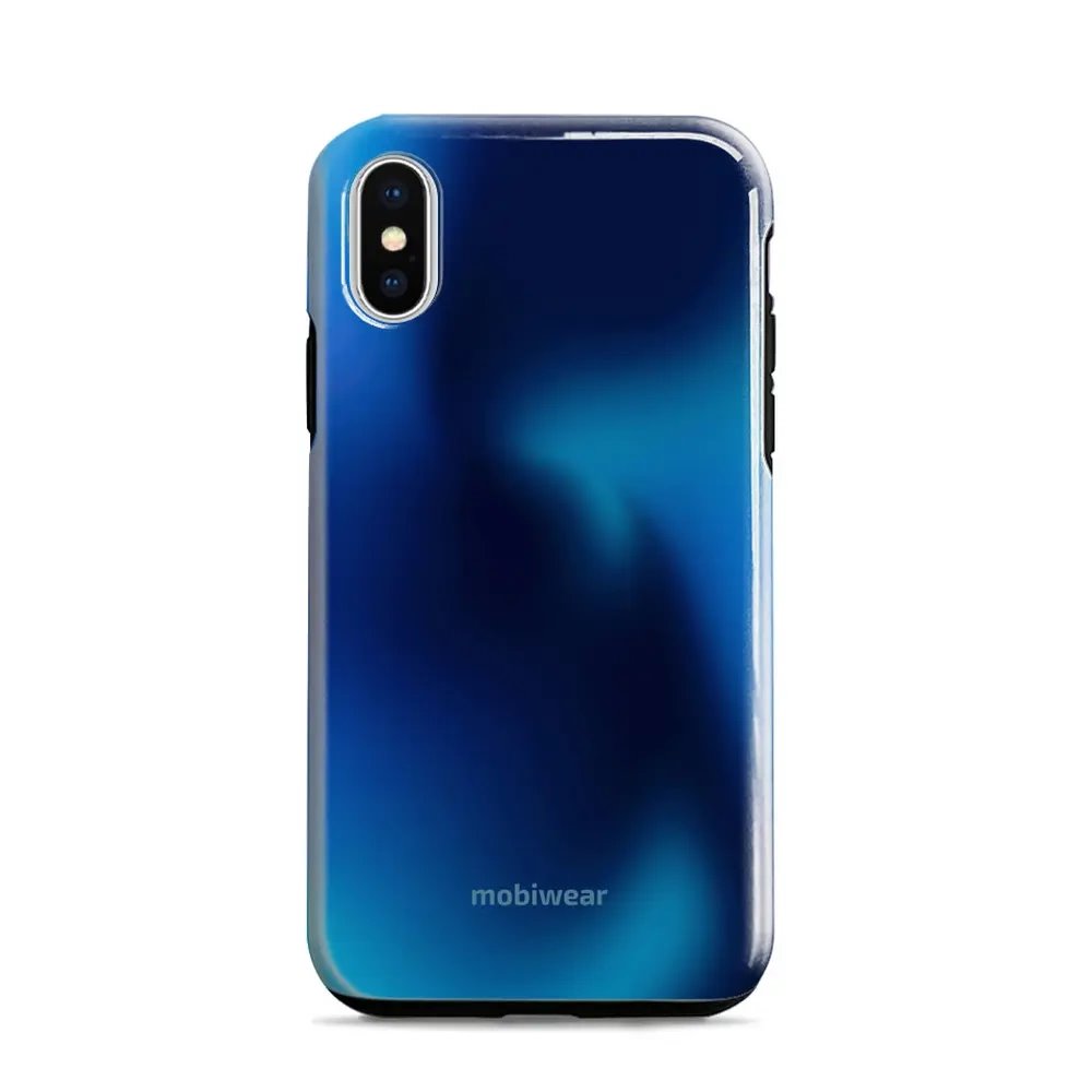 Odolný obal Mobiwear Elite Pro - Apple iPhone X / XS - EP68E Modrý odstín