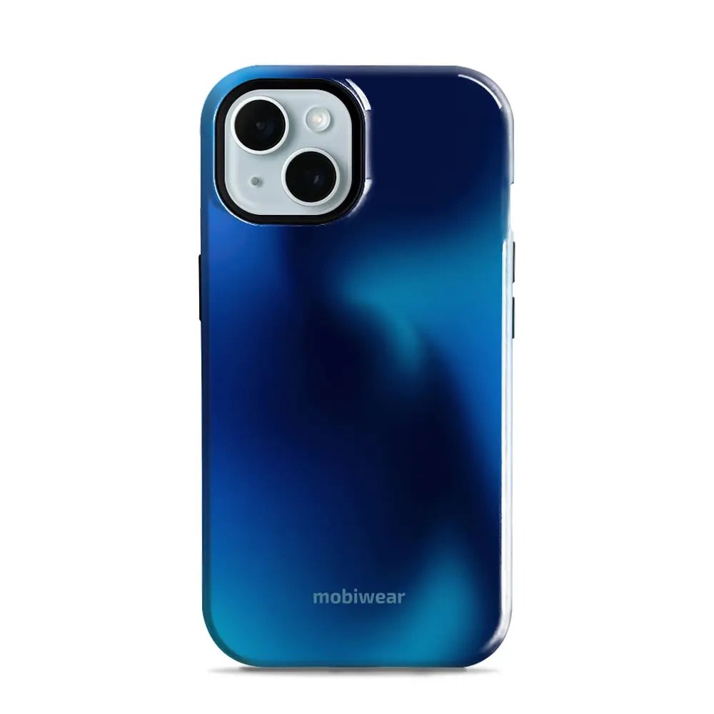 Odolný obal Mobiwear Elite Pro - Apple iPhone 15 - EP68E Modrý odstín