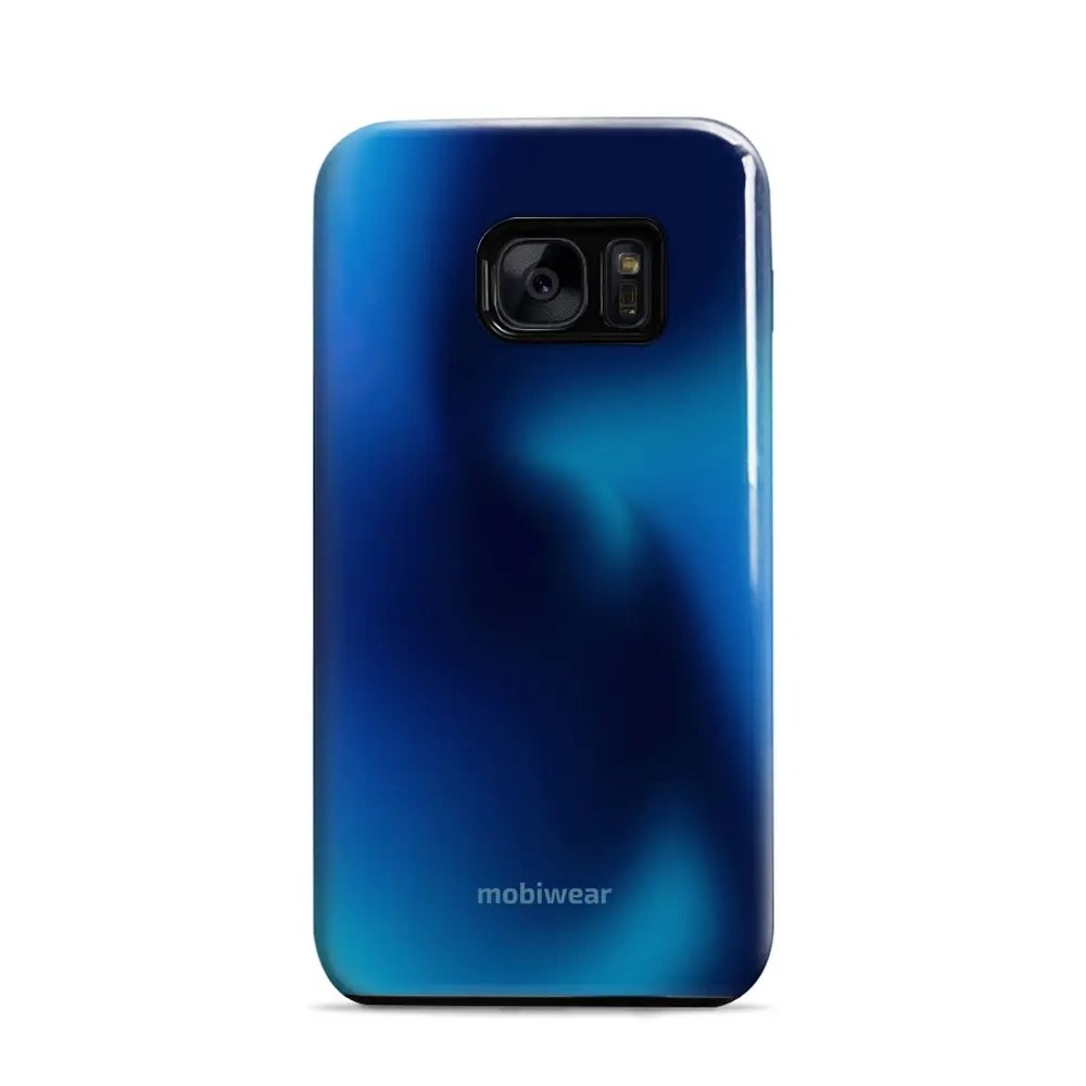 Odolný obal Mobiwear Elite Pro - Samsung Galaxy S7 - EP68E Modrý odstín