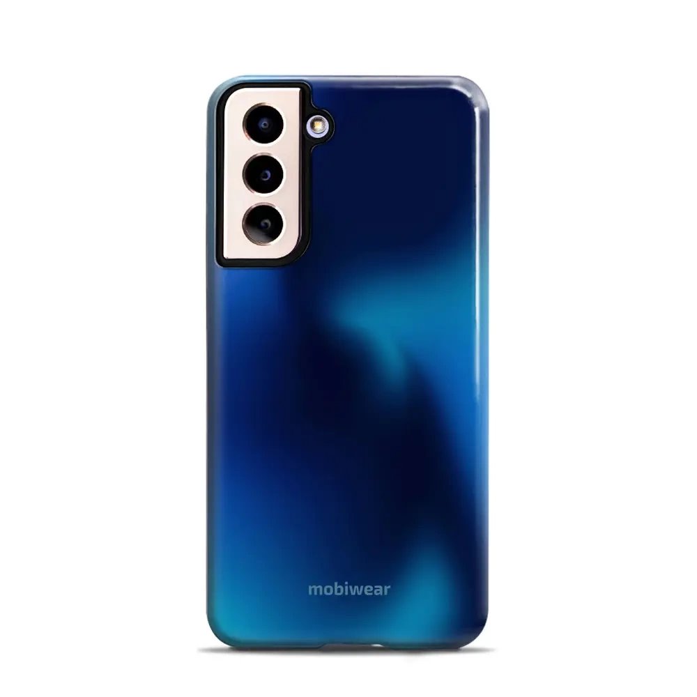 Odolný obal Mobiwear Elite Pro - Samsung Galaxy S21 - EP68E Modrý odstín