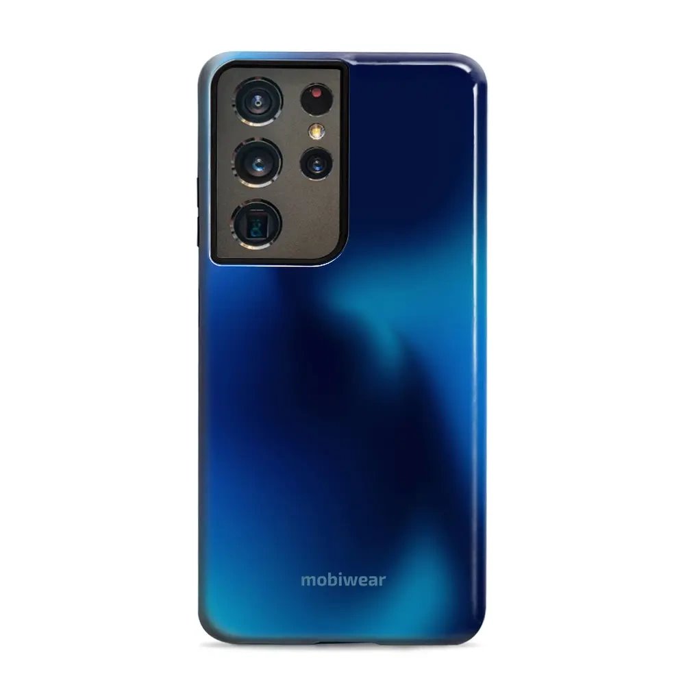 Odolný obal Mobiwear Elite Pro - Samsung Galaxy S21 Ultra - EP68E Modrý odstín