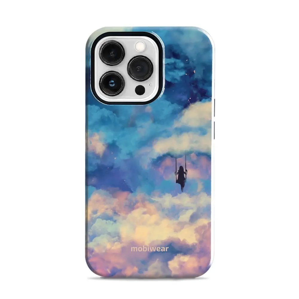 Odolný obal Mobiwear Elite Pro - Apple iPhone 13 Pro - ER09E Dívka na houpačce v oblacích