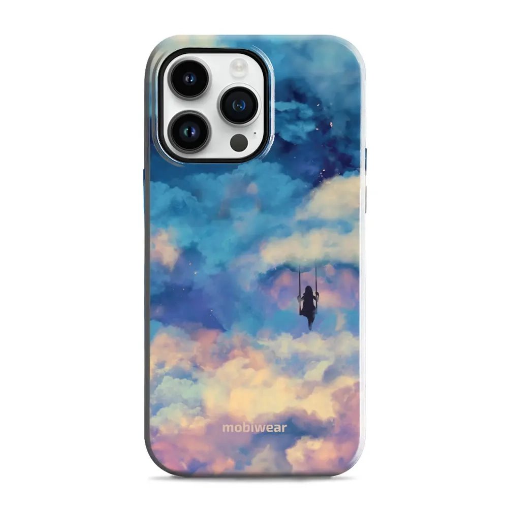Odolný obal Mobiwear Elite Pro - Apple iPhone 14 Pro Max - ER09E Dívka na houpačce v oblacích