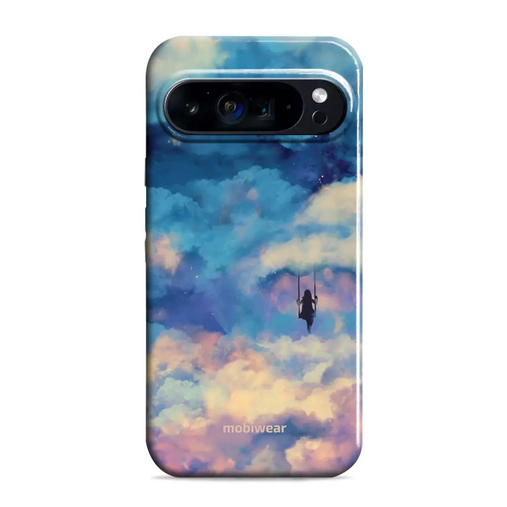 Odolný obal Mobiwear Elite Pro - Google Pixel 9 / 9 Pro - ER09E Dívka na houpačce v oblacích