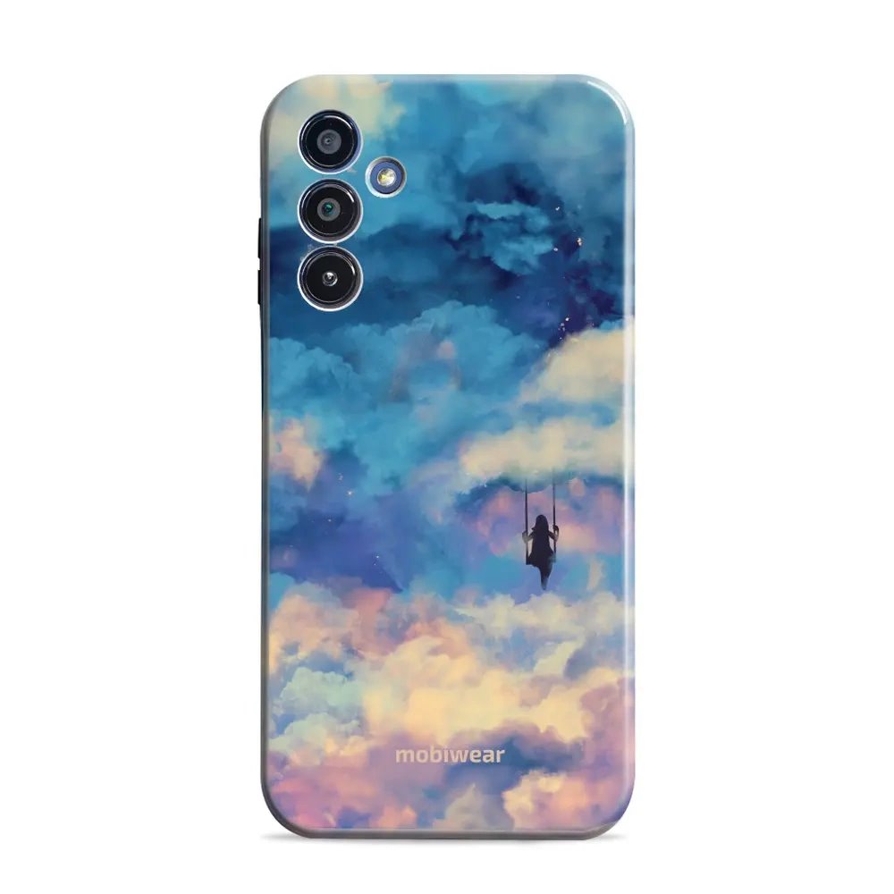 Odolný obal Mobiwear Elite Pro - Samsung Galaxy A15 / A15 5G - ER09E Dívka na houpačce v oblacích