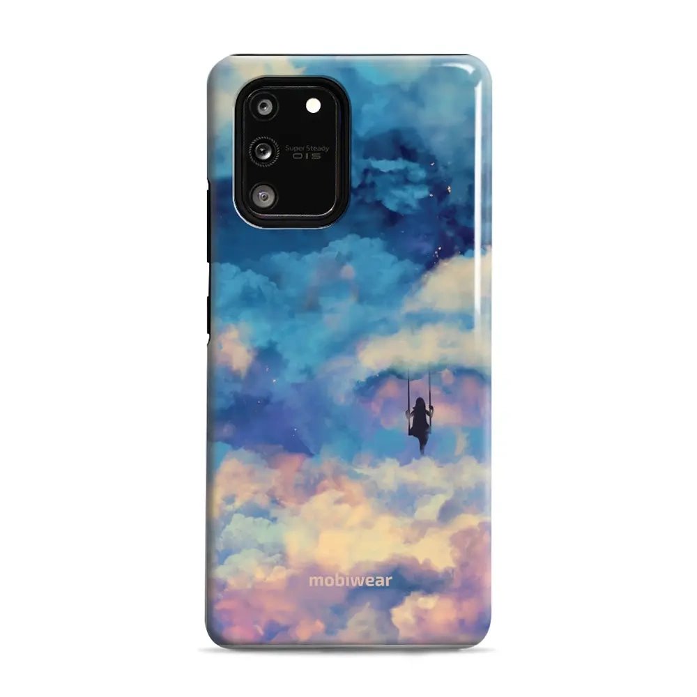 Odolný obal Mobiwear Elite Pro - Samsung Galaxy S10 Lite - ER09E Dívka na houpačce v oblacích