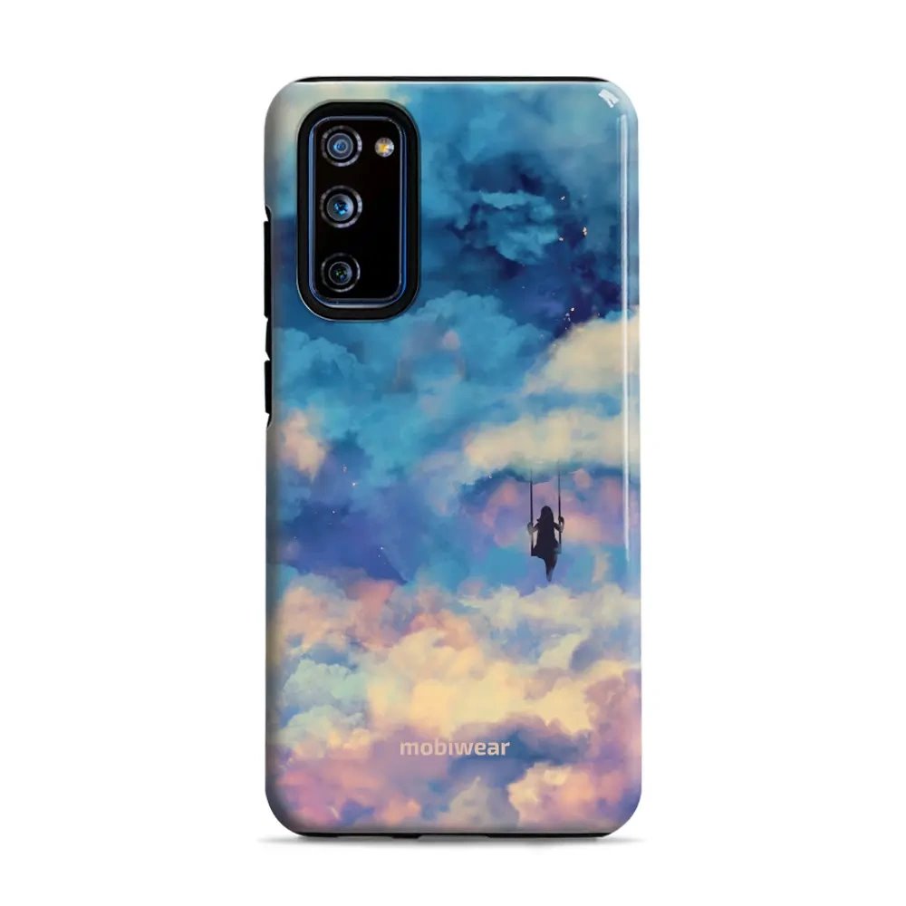 Odolný obal Mobiwear Elite Pro - Samsung Galaxy S20 FE - ER09E Dívka na houpačce v oblacích