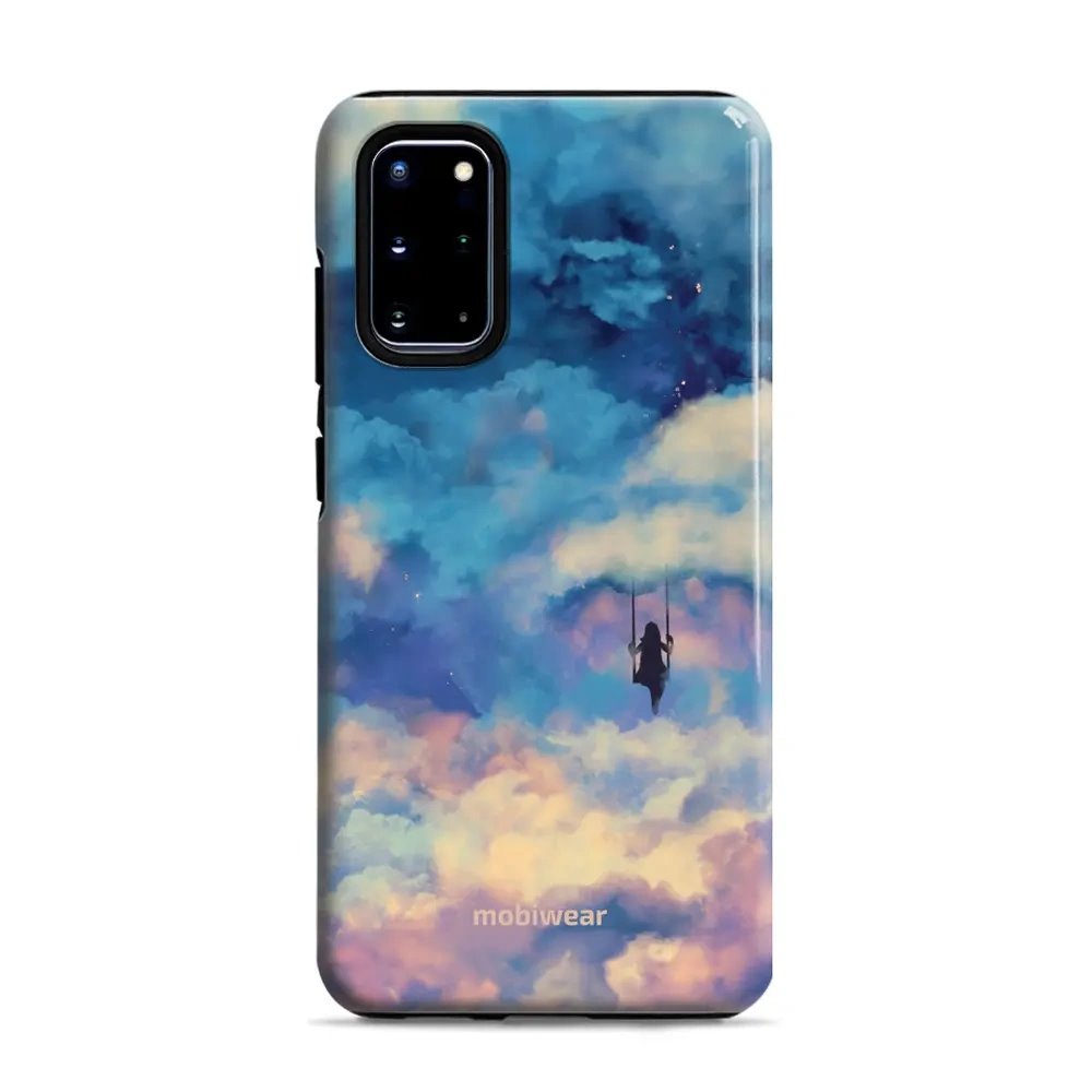 Odolný obal Mobiwear Elite Pro - Samsung Galaxy S20 Plus - ER09E Dívka na houpačce v oblacích