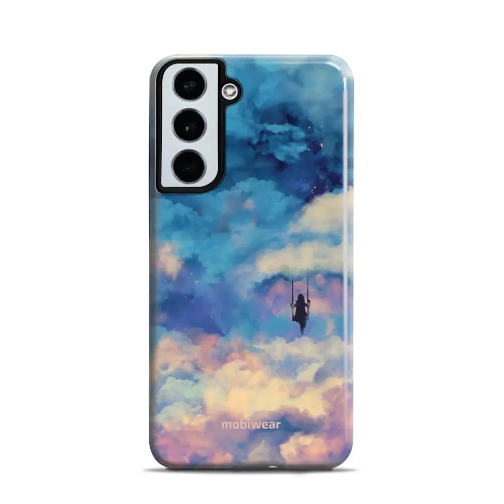 Odolný obal Mobiwear Elite Pro - Samsung Galaxy S22 - ER09E Dívka na houpačce v oblacích