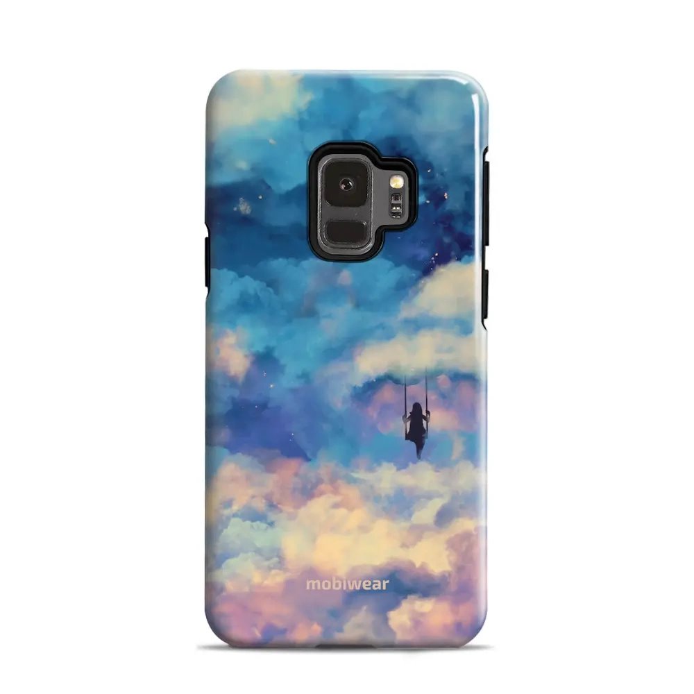 Odolný obal Mobiwear Elite Pro - Samsung Galaxy S9 - ER09E Dívka na houpačce v oblacích