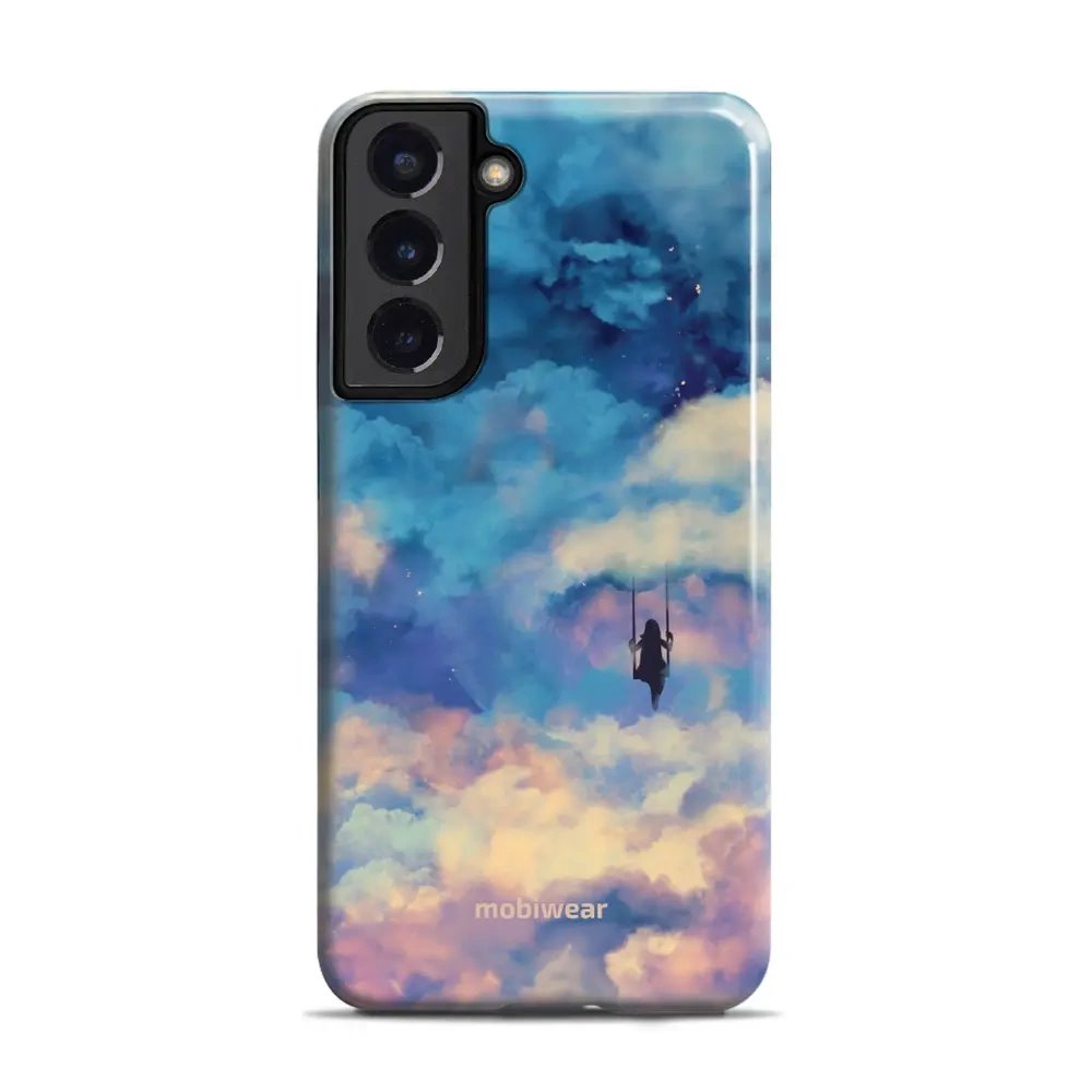 Odolný obal Mobiwear Elite Pro - Samsung Galaxy S22 Plus - ER09E Dívka na houpačce v oblacích