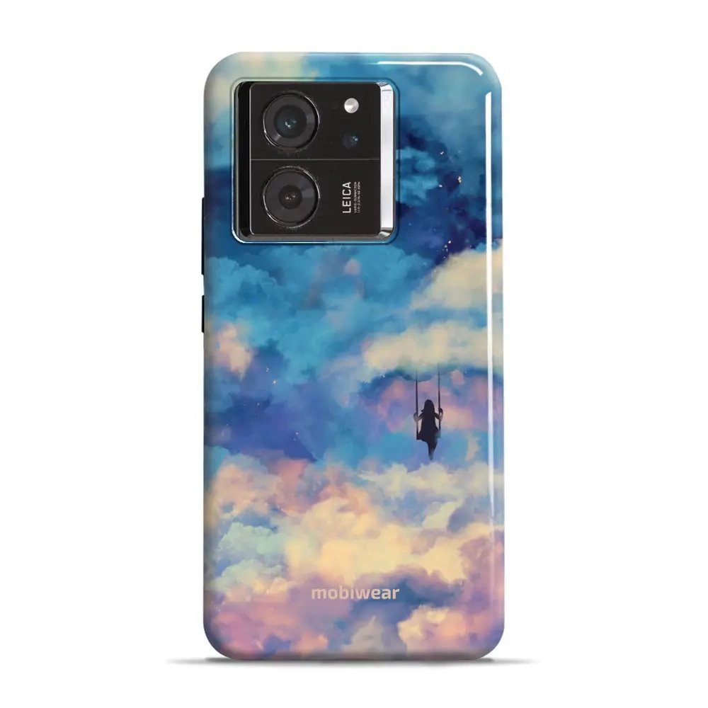 Odolný obal Mobiwear Elite Pro - Xiaomi 13T / 13T Pro - ER09E Dívka na houpačce v oblacích