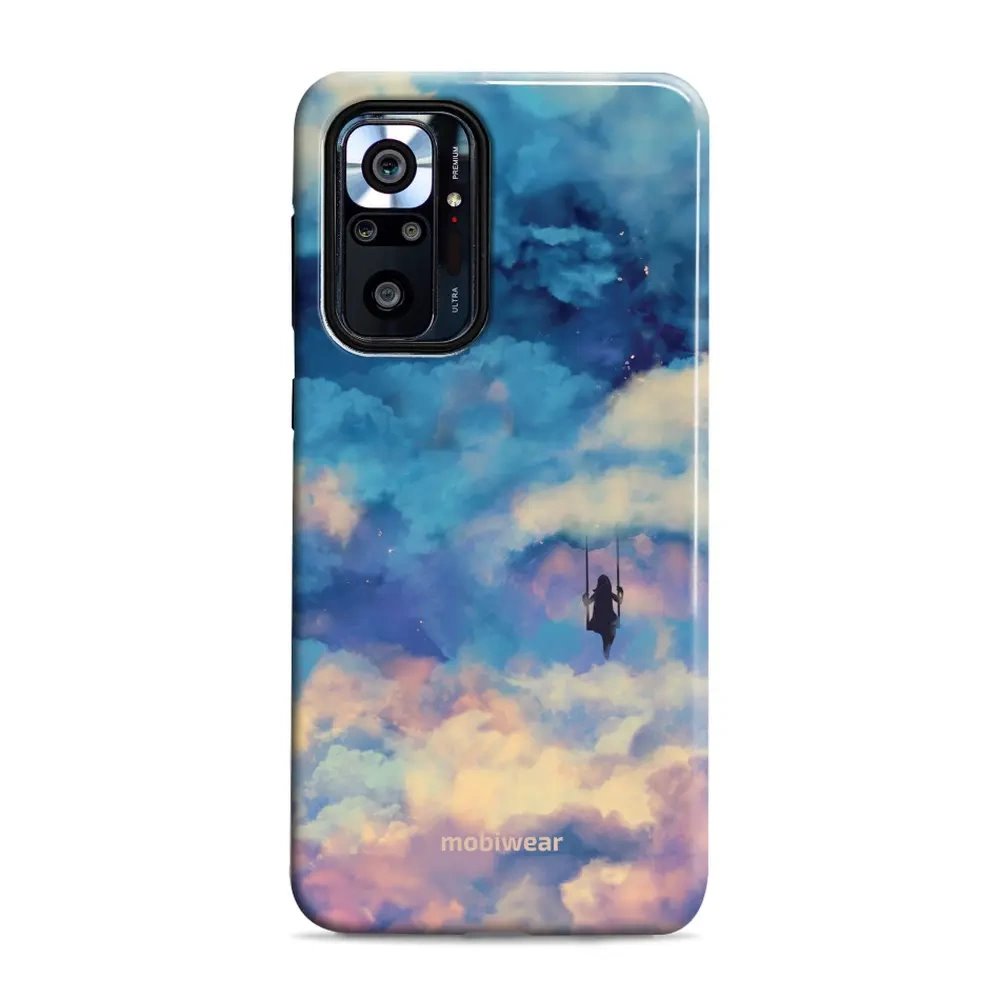 Odolný obal Mobiwear Elite Pro - Xiaomi Redmi Note 10 Pro - ER09E Dívka na houpačce v oblacích