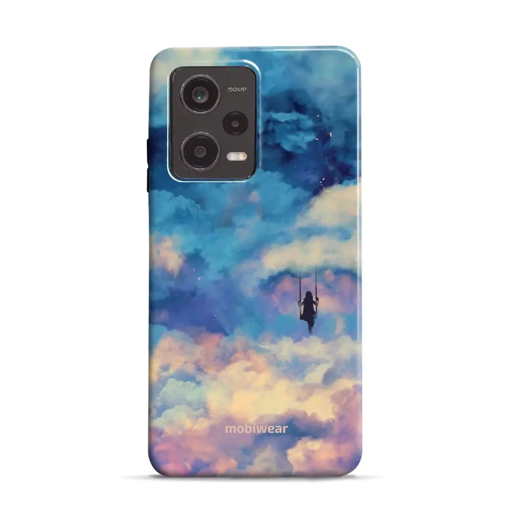Odolný obal Mobiwear Elite Pro - Xiaomi Redmi Note 12 Pro 5G / Poco X5 Pro 5G - ER09E Dívka na houpačce v oblacích