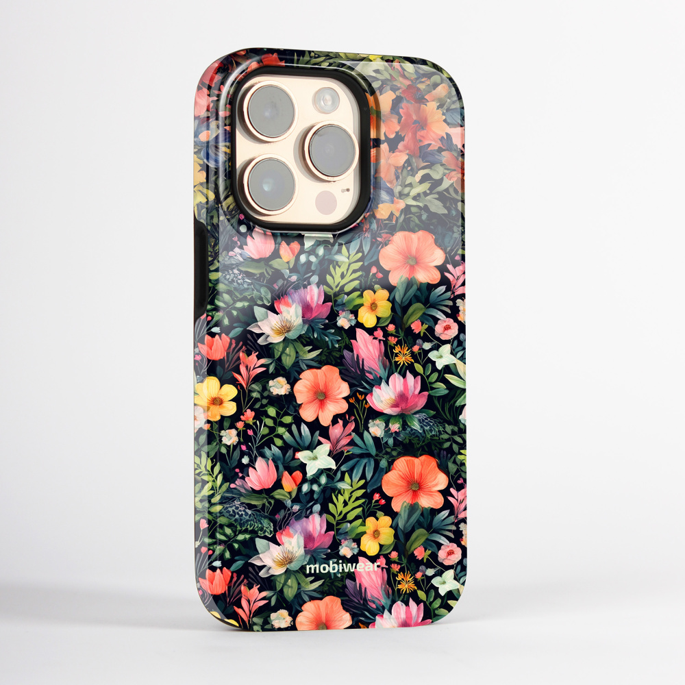 Odolný obal Mobiwear Elite Pro - Samsung Galaxy Z Flip 6 - EP48E Pestré kvítky