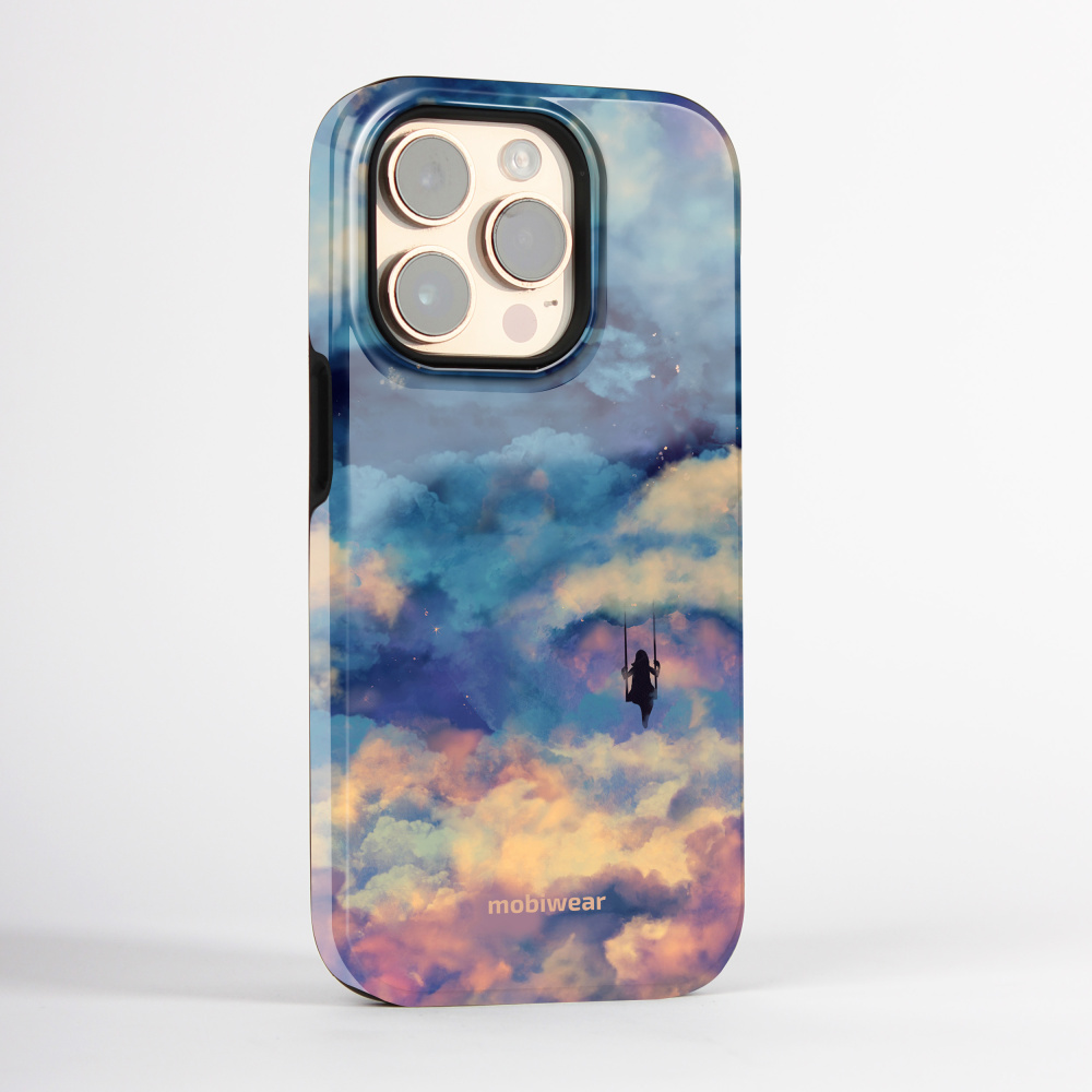 Odolný obal Mobiwear Elite Pro - Samsung Galaxy Z Flip 6 - ER09E Dívka na houpačce v oblacích