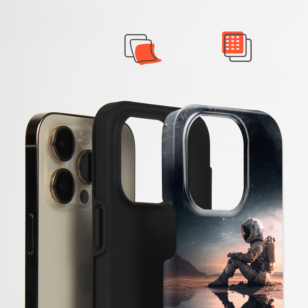 Odolný obal Mobiwear Elite Pro - Samsung Galaxy S21 Ultra - E003E Astronaut na samotce