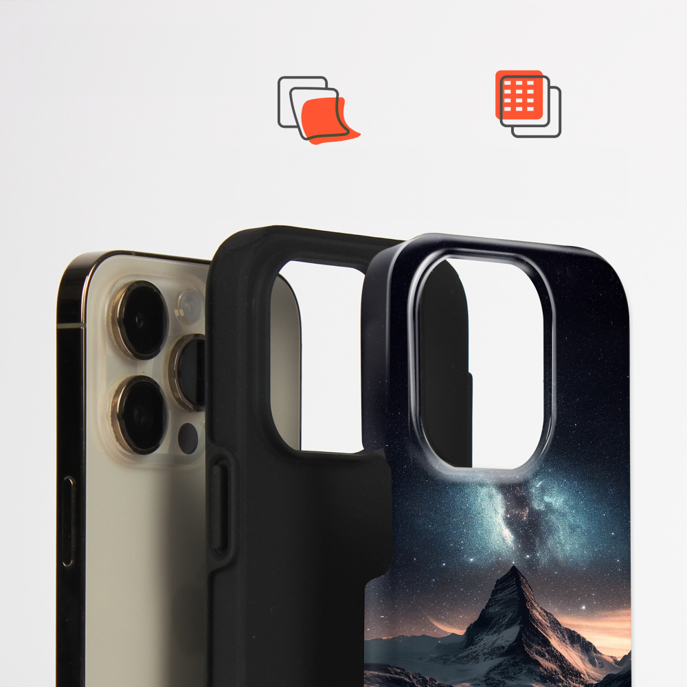 Odolný obal Mobiwear Elite Pro - Apple iPhone 17 Pro - E006E Hora s hvězdnou oblohou