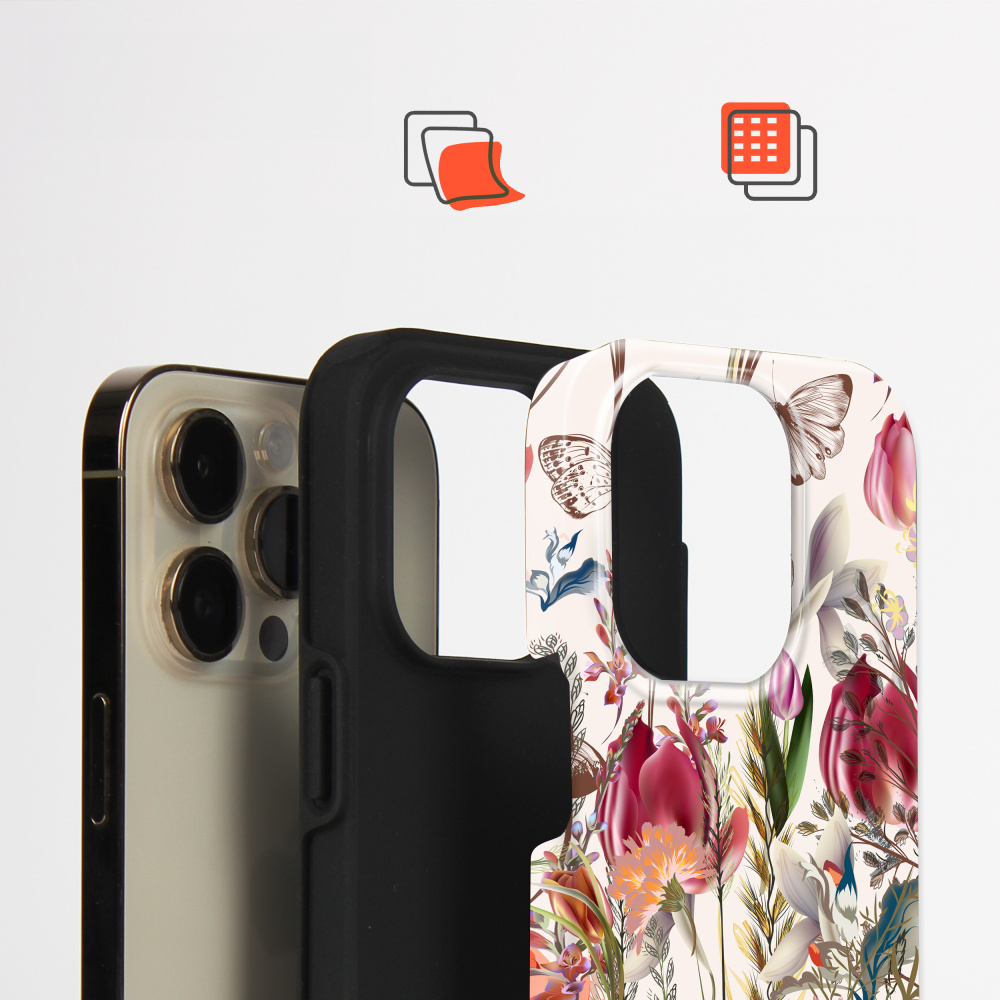 Odolný obal Mobiwear Elite Pro - Samsung Galaxy S24 - EP01E Rozkvetlá louka