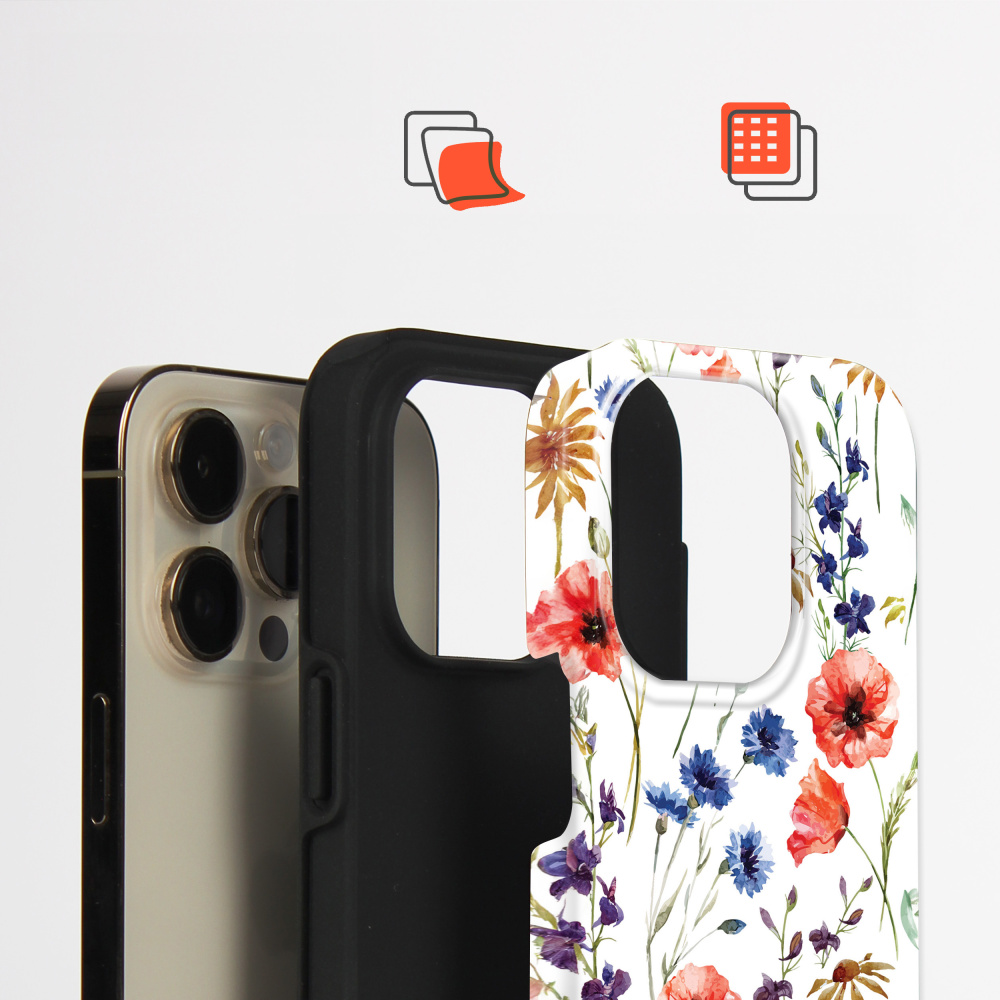 Odolný obal Mobiwear Elite Pro - Samsung Galaxy Z Flip 6 - EP04E Luční kvítí