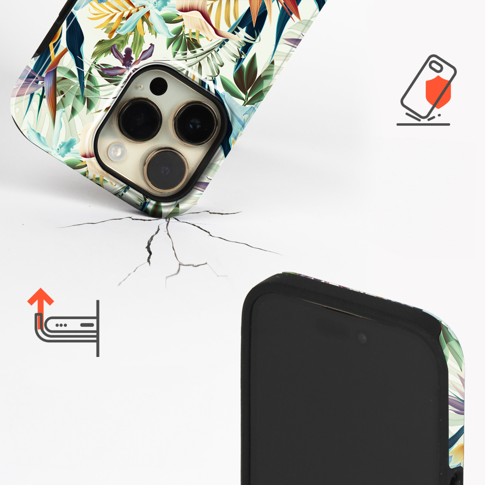 Odolný obal Mobiwear Elite Pro - Samsung Galaxy S21 Plus - E071E Flóra