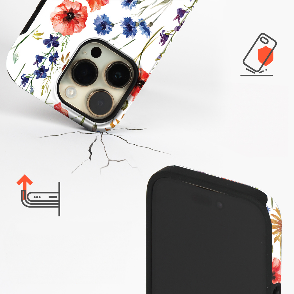 Odolný obal Mobiwear Elite Pro - Samsung Galaxy Z Flip 6 - EP04E Luční kvítí