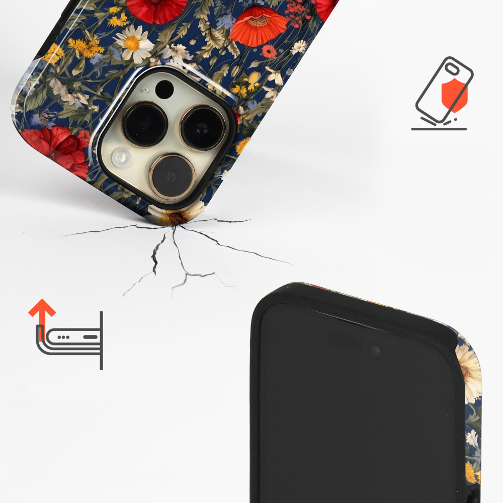 Odolný kryt na mobil Samsung Galaxy S26 - Mobiwear Elite Pro EP46E, temná louka