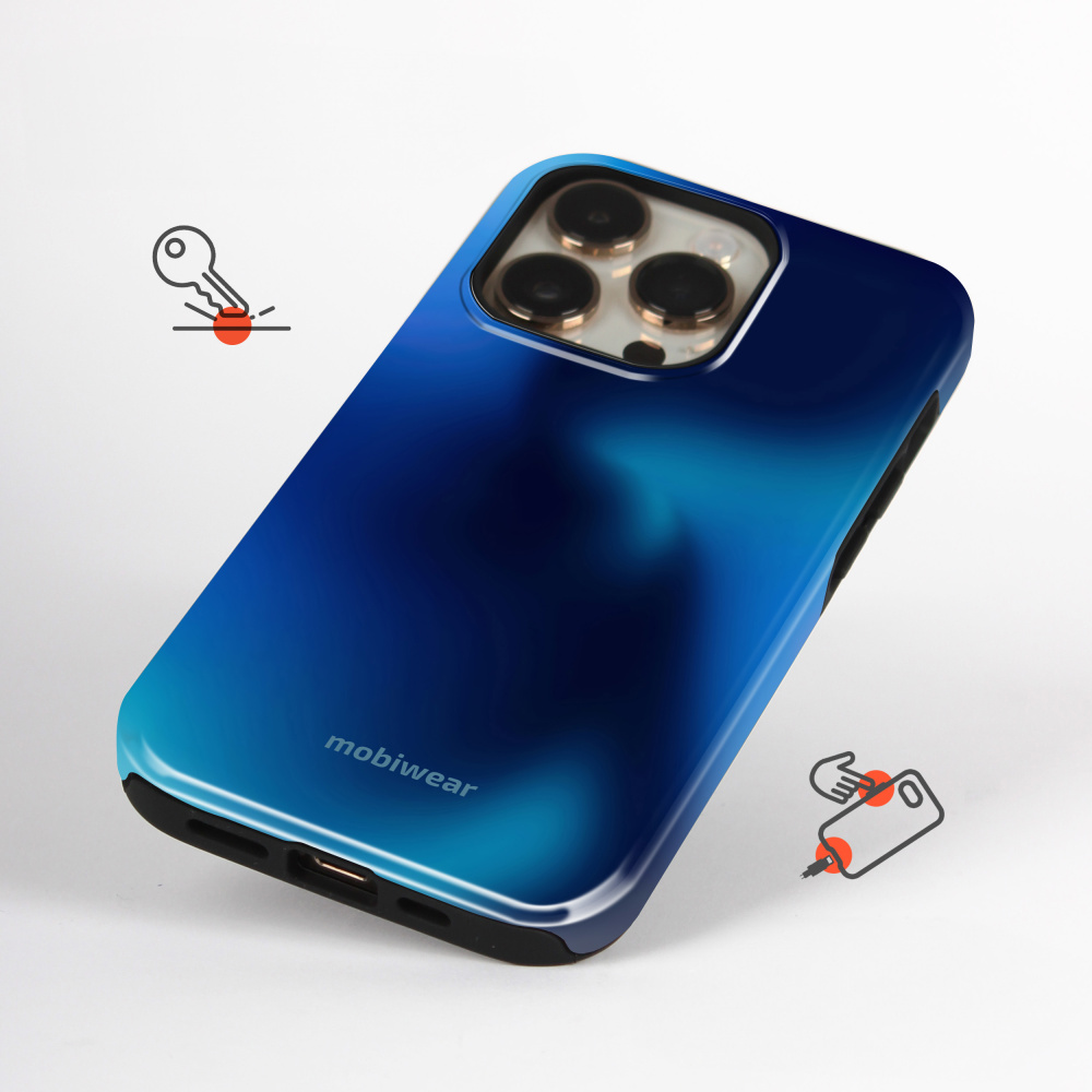 Odolný obal Mobiwear Elite Pro - Samsung Galaxy Z Flip 7 - EP68E Modrý odstín