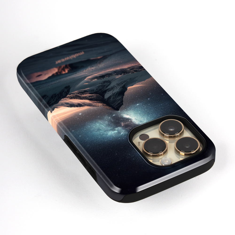 Odolný obal Mobiwear Elite Pro - Apple iPhone 17 Pro - E006E Hora s hvězdnou oblohou