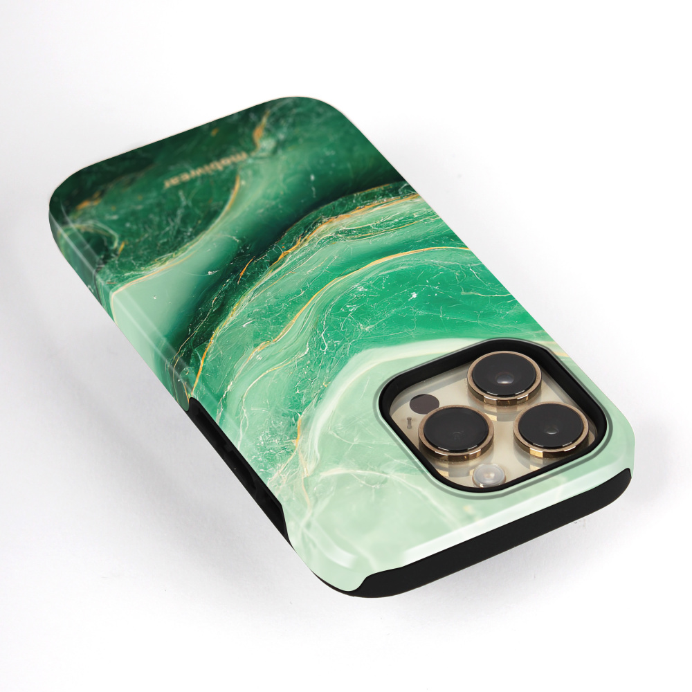 Odolný obal Mobiwear Elite Pro - Samsung Galaxy S21 Ultra - EP38E Zelený mramor